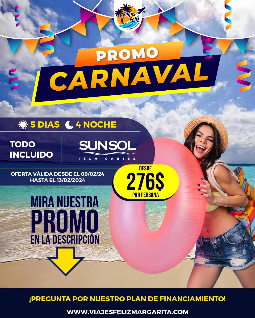 Promoción-Especial-Sunsol-Isla-Caribe - Carnavales-en-Margarita